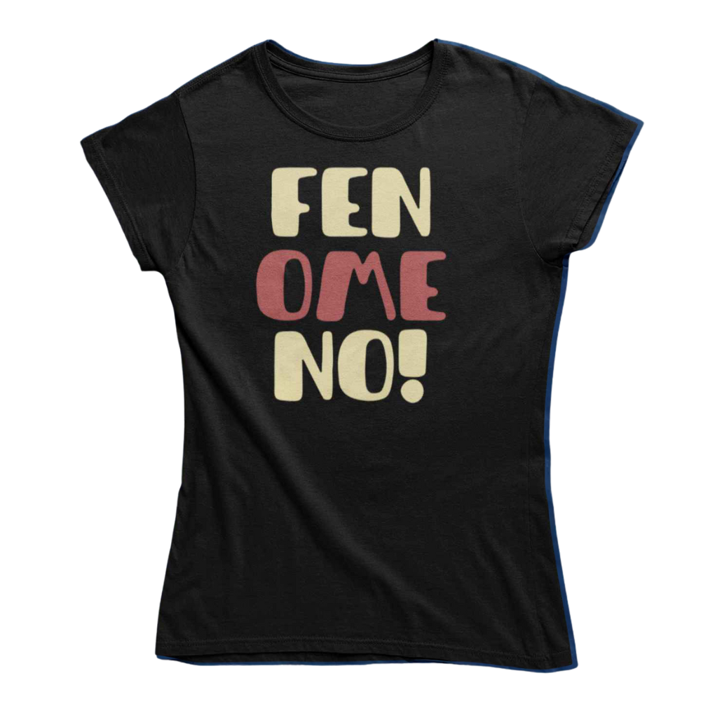 T-Shirt Donna Divertente Con Stampa Fenomeno